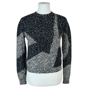 Theory Kari B Veiling Nubby Wool Sweater